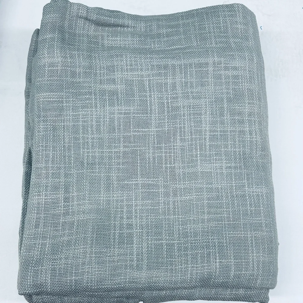 NWOT QUINCE Set Of 2 48x108 Cotton Sheer Curtains Grey 8241